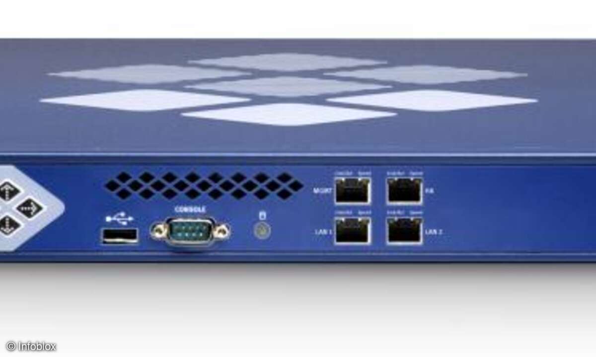 Die verteilten Grid-Appliances liefern unter anderem DNS, DHCP und IPAM lokal und werden durch eine zentrale Grid-Master-Appliance koordiniert.