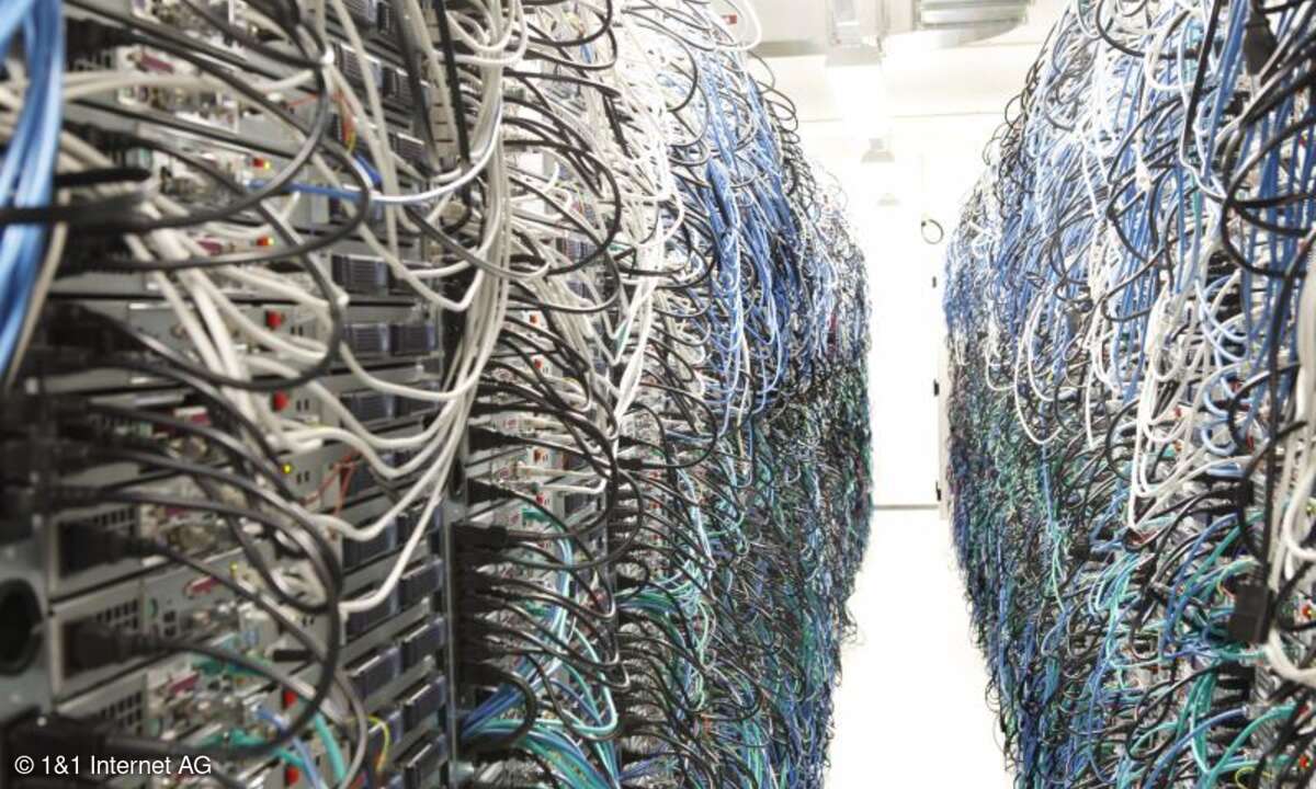 Im Brandfall wir mit Gas gelöscht: Wasser wäre für die empfindlichen Systeme kontraproduktiv