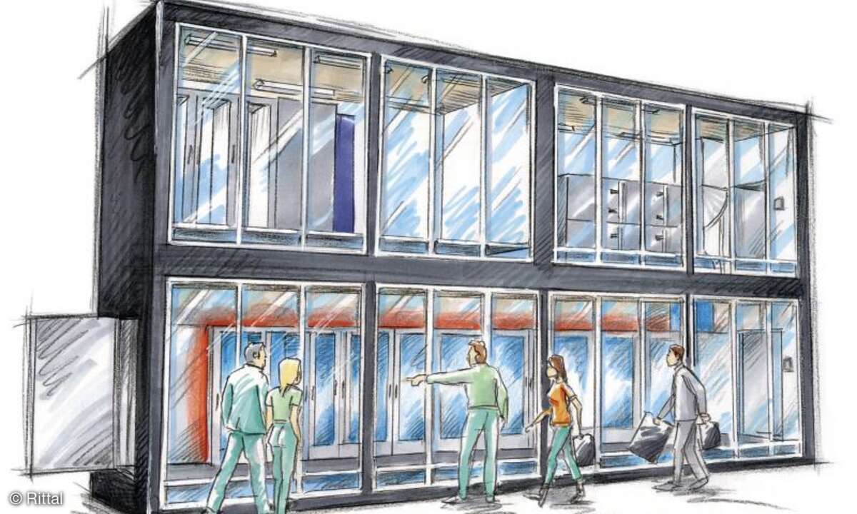 Datacenter in Container-Bauweise