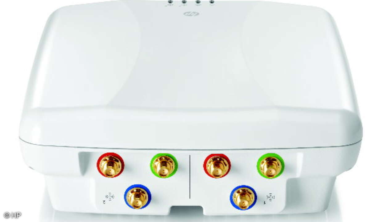Rückansicht des E-MSM466 von HP.