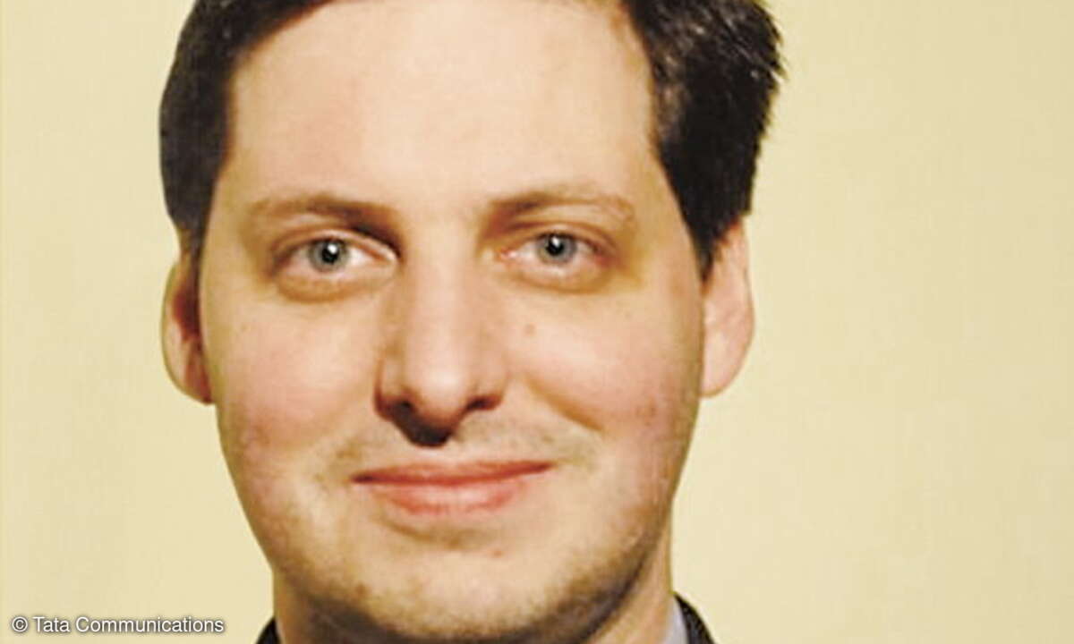 James Walker, Vice-President for Managed-Network-Services bei Tata Communications.