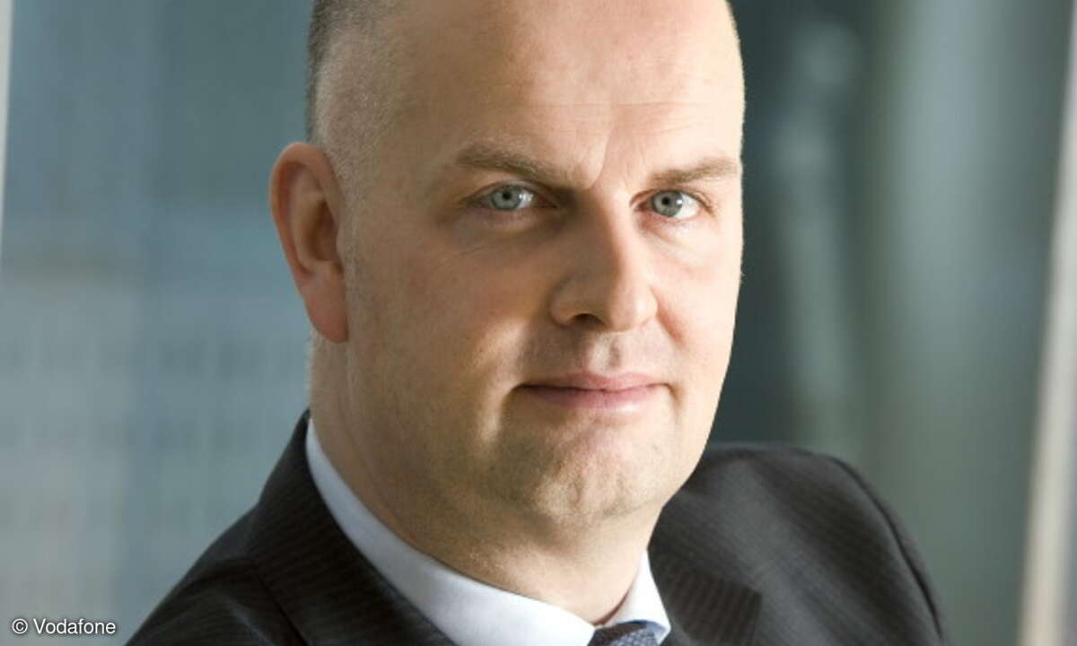 Thomas Ellerbeck, Mitglied der Geschäftsleitung von Vodafone Deutschland.