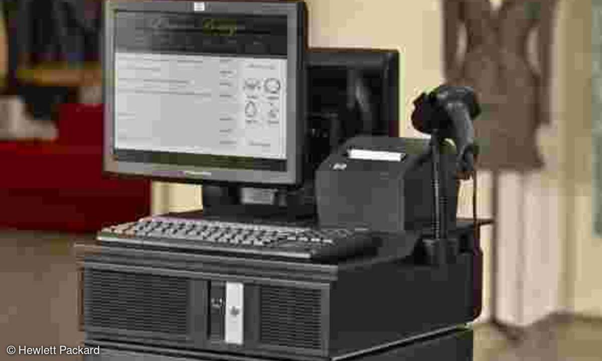 Das HP rp5800 Retail-System