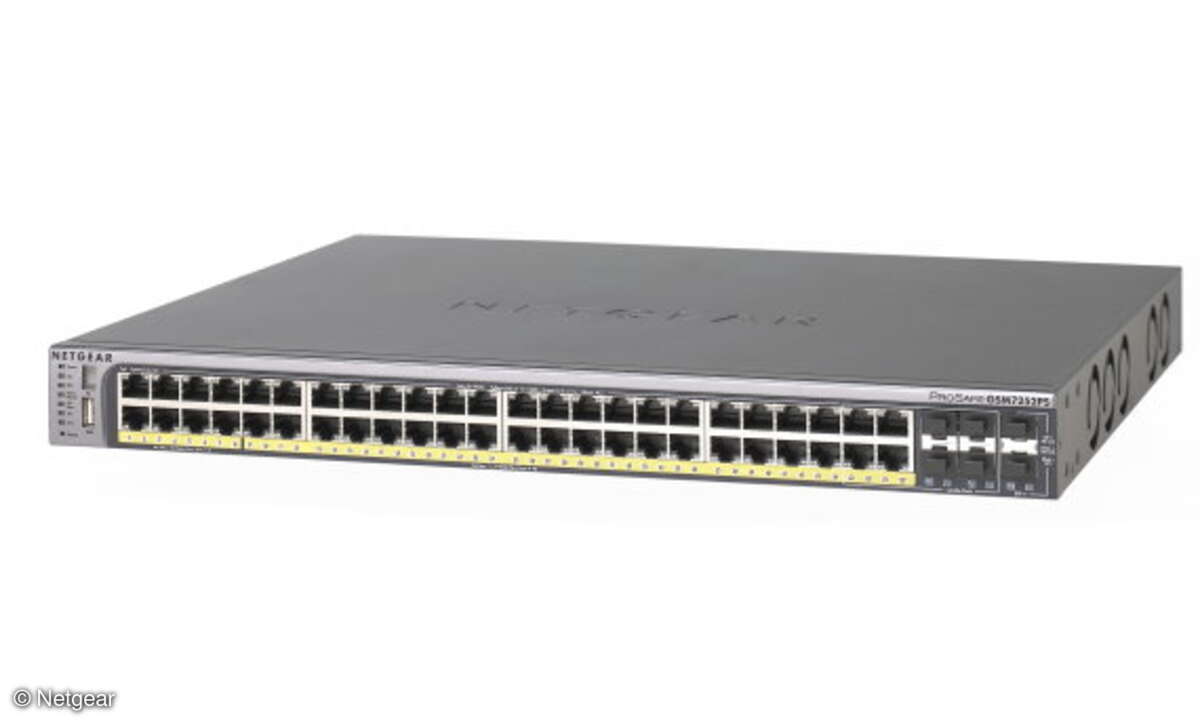 Stackable-PoE-Managed-Gigabit-Switch GSM7252PS