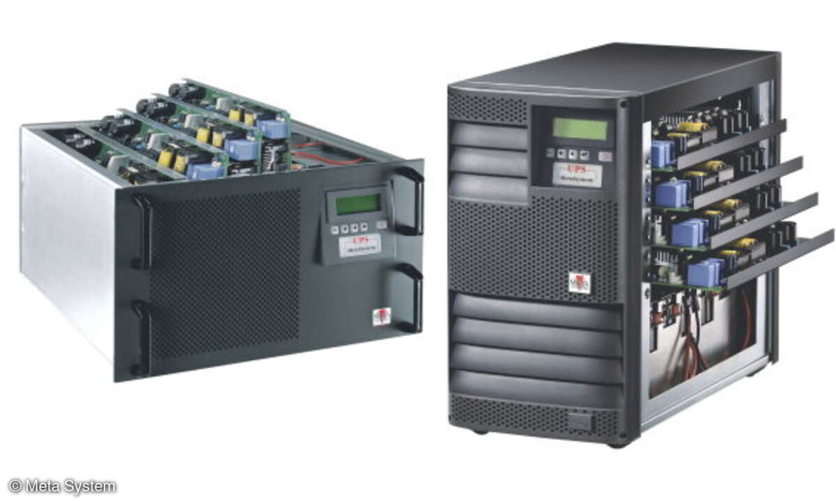 Skalierbare USV-Lösung von 1,25 bis 10 kVA