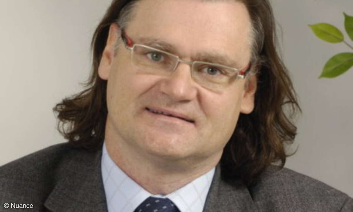 Michael-Maria Bommer, General Manager Dach bei Nuance Communications.