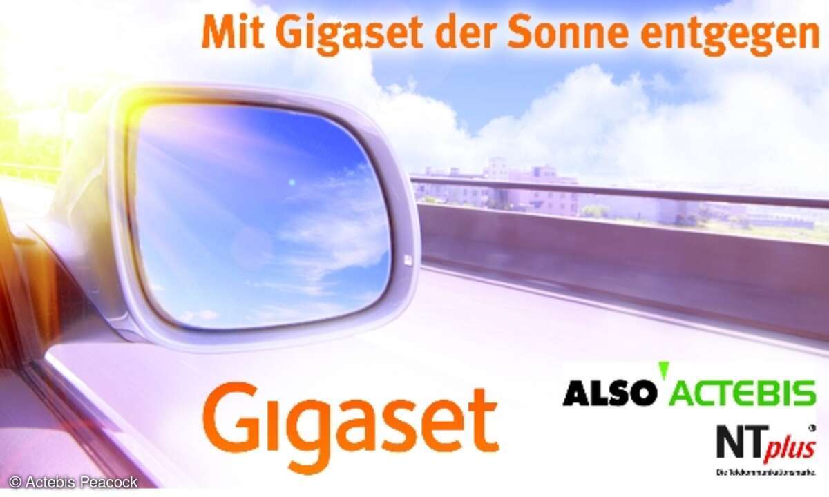 Das Sommer-Incentive von Gigaset und Actebis Peacock ist gestartet.
