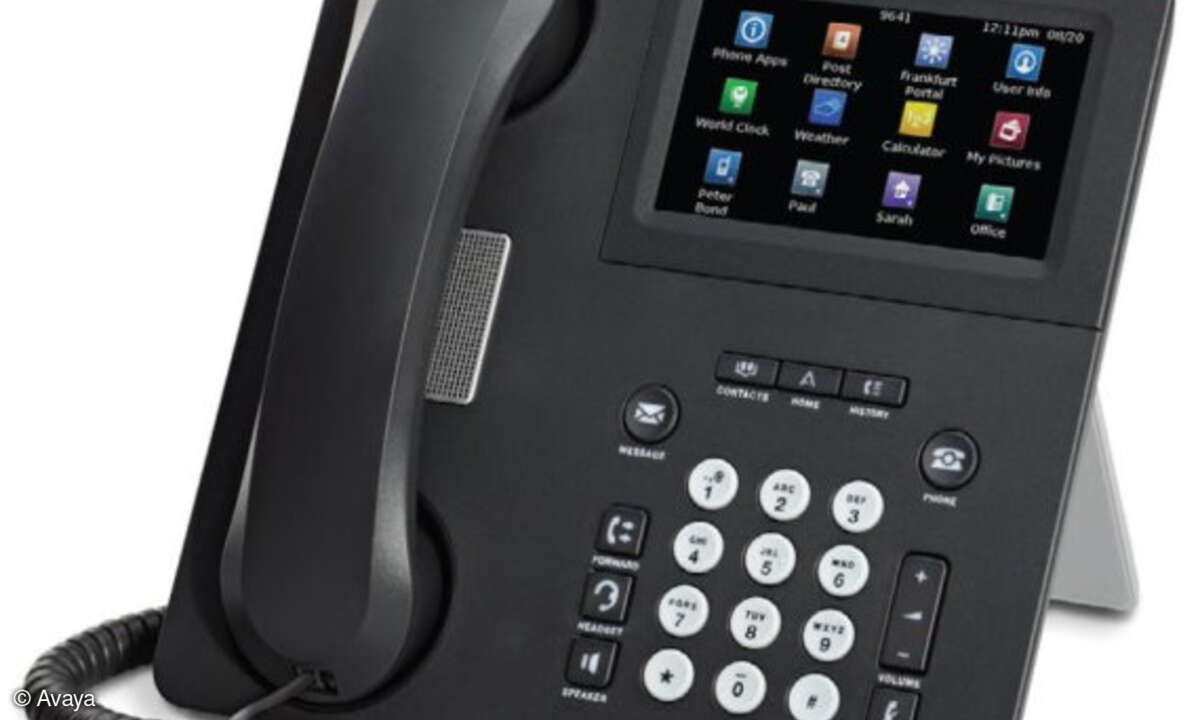 Das IP-Telefon 9641G von Avaya.