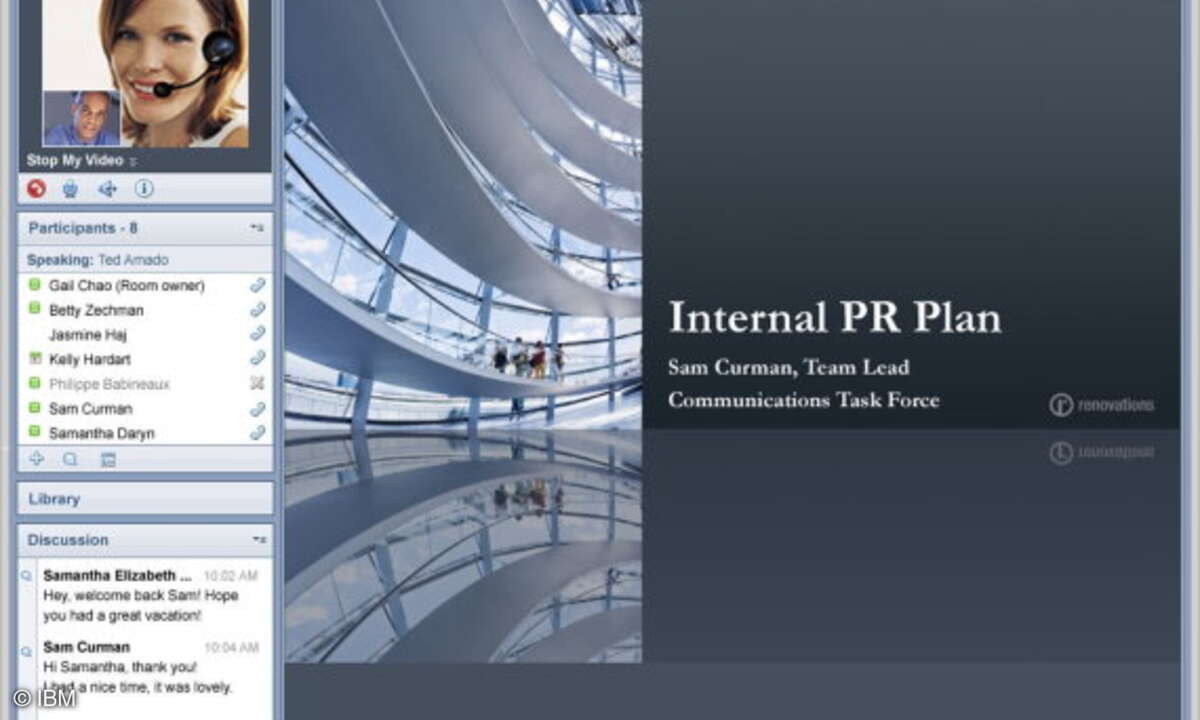 Unified Communications mit Sametime-Unified-Telephony von IBM.