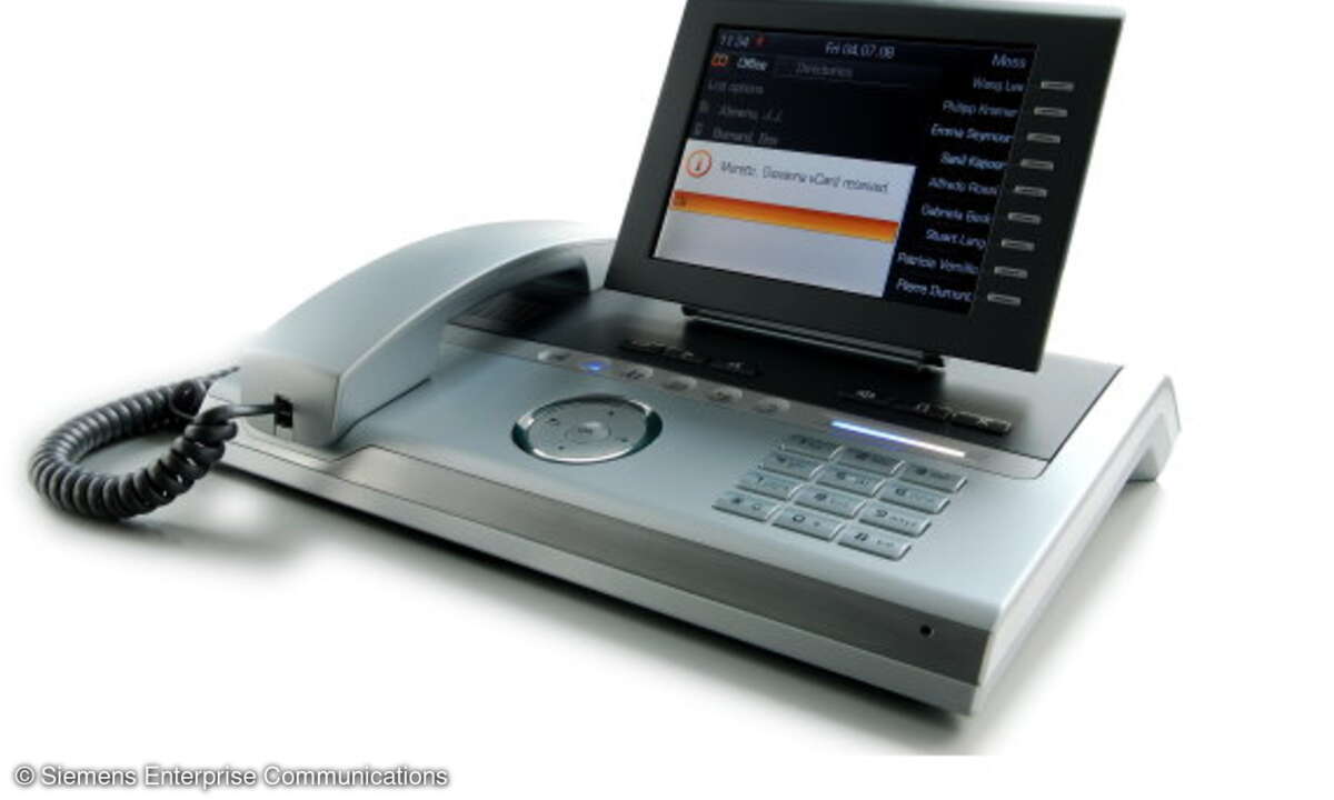 Das Openstage 60 von Siemens Enterprise Communications.