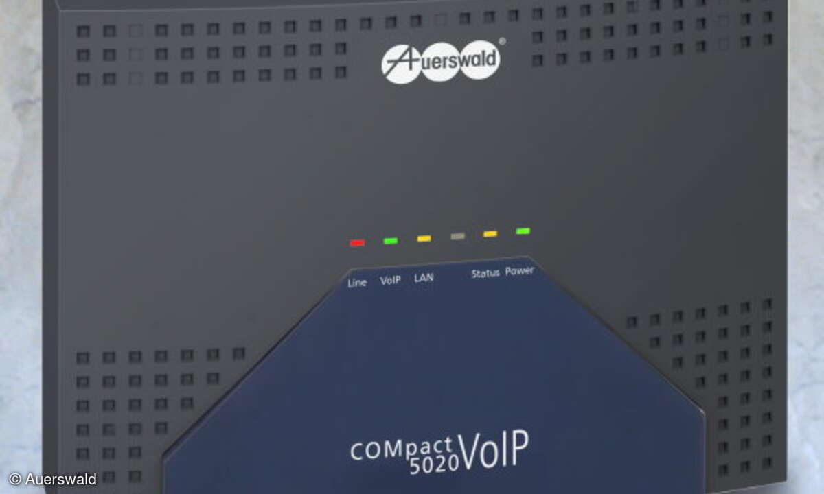 Die Compact-5020-VoIP von Auerswald ist für jede Anschlussart gerüstet.