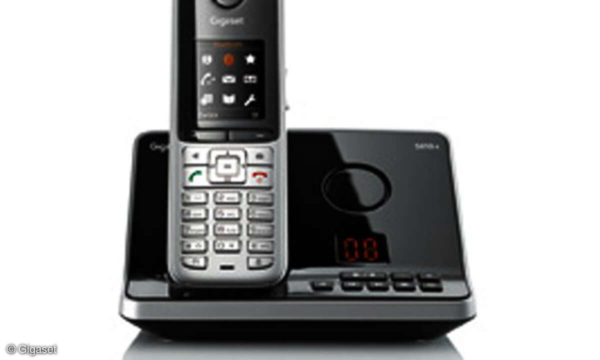 Das Gigaset-S810 hat Bluetooth und CTI-Funktionalität an Bord.