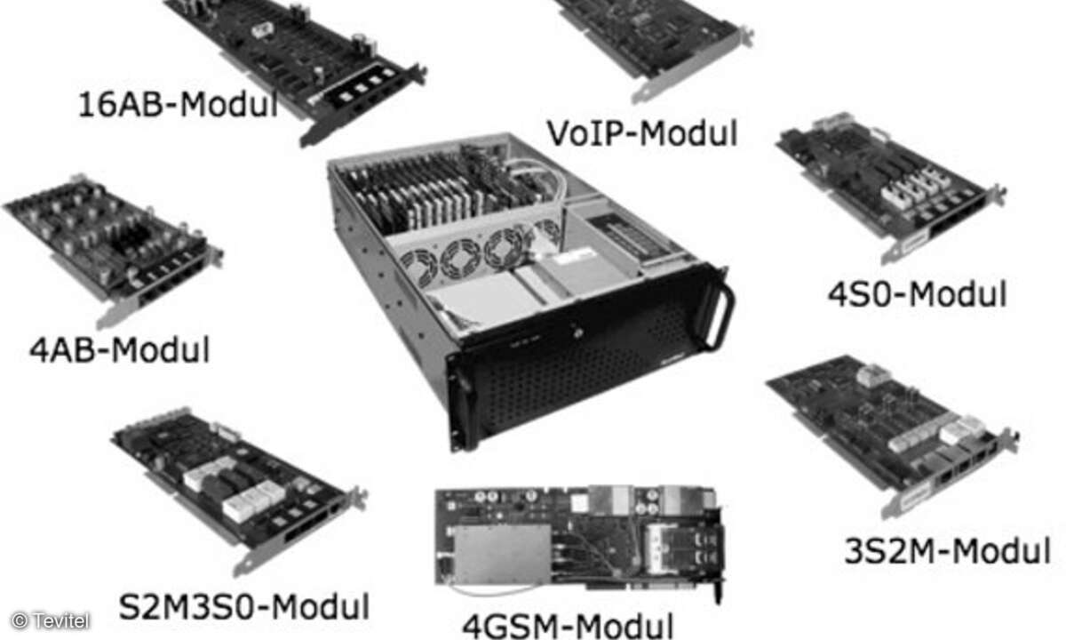 Die TK-Systeme von Tevitel zeichnen sich unter anderem durch ihre Modularität aus.
