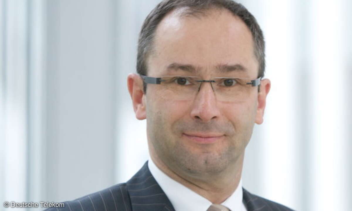 Bruno Jacobfeuerborn, Geschäftsführer Technik bei Telekom Deutschland.