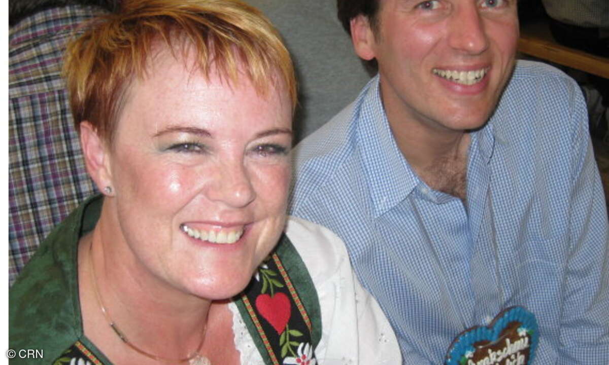 Janet Spacey (PR-Agentur) und Dr. Volker Flemming (TK/NT plus)