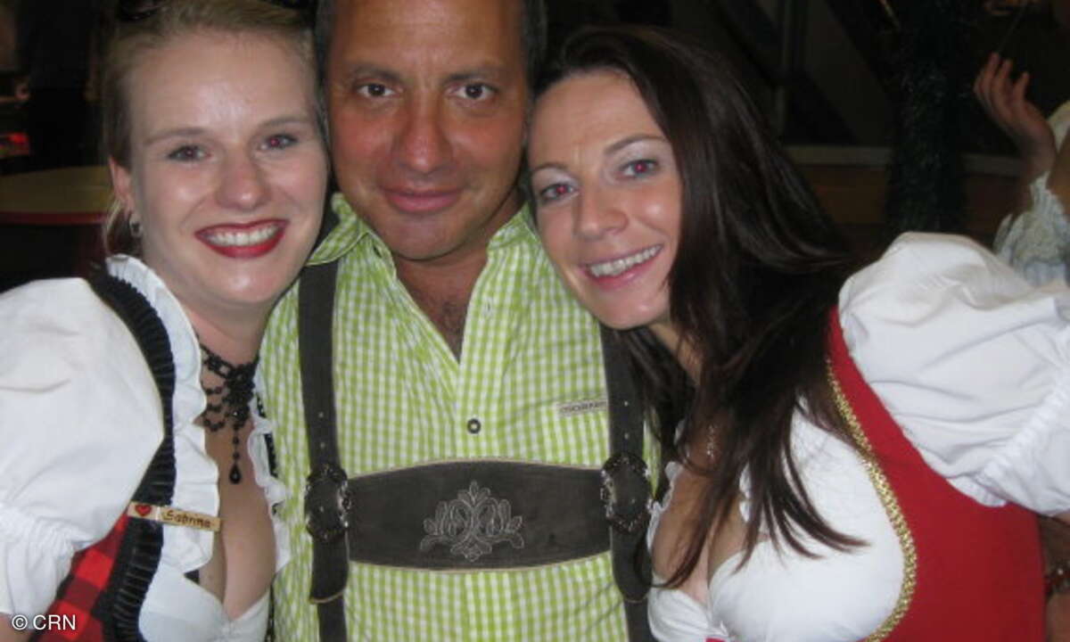 Sabrina Gottwald (funkschau handel), Gustavo Möller-Hergt (Also Actebis) und Claudia Rayling (funkschau handel)