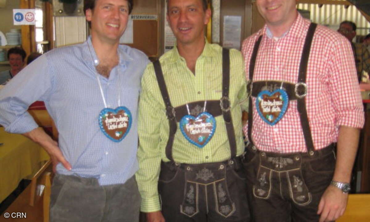 Dr. Volker Flemming (TK/NT plus), Gustavo Möller-Hergt (Also Actebis) und Oliver Kaiser (Also Actebis)
