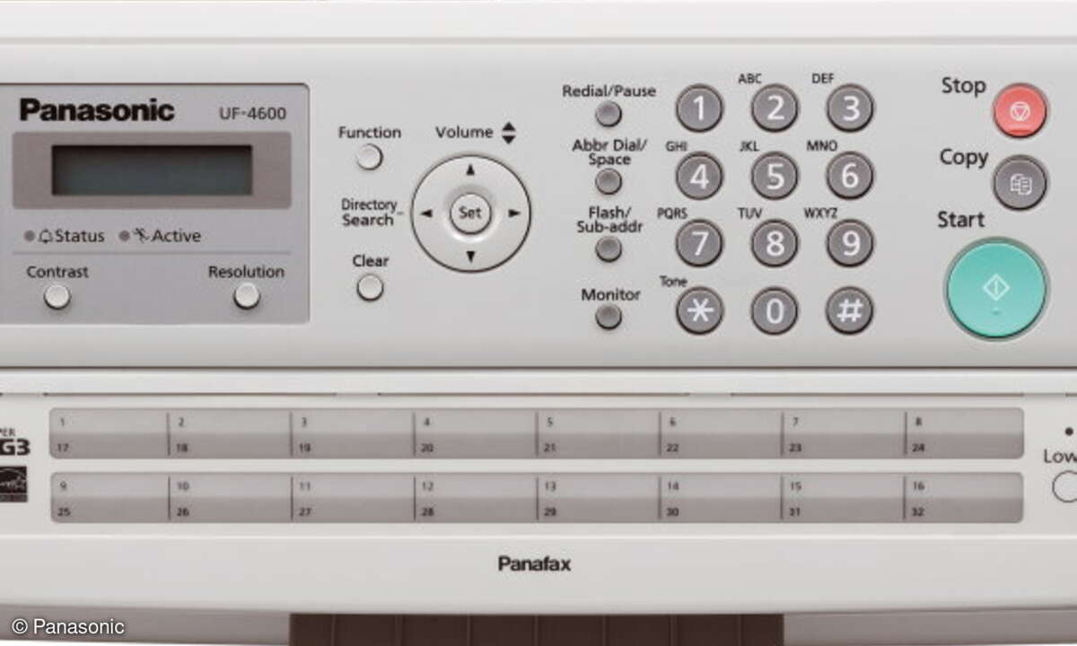 Das Panasonic Panafx-Modell UF-4600 verspricht eine intuitive Benutzeroberfläche.