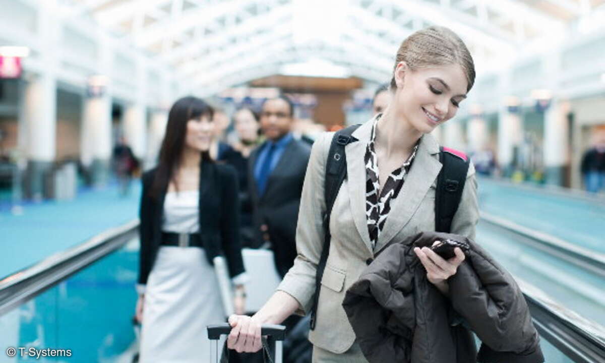 Mobiles Arbeiten: Mitarbeiter möchten Zugriff auf Geschäftsanwendungen flexibel und an allen möglichen Orten.