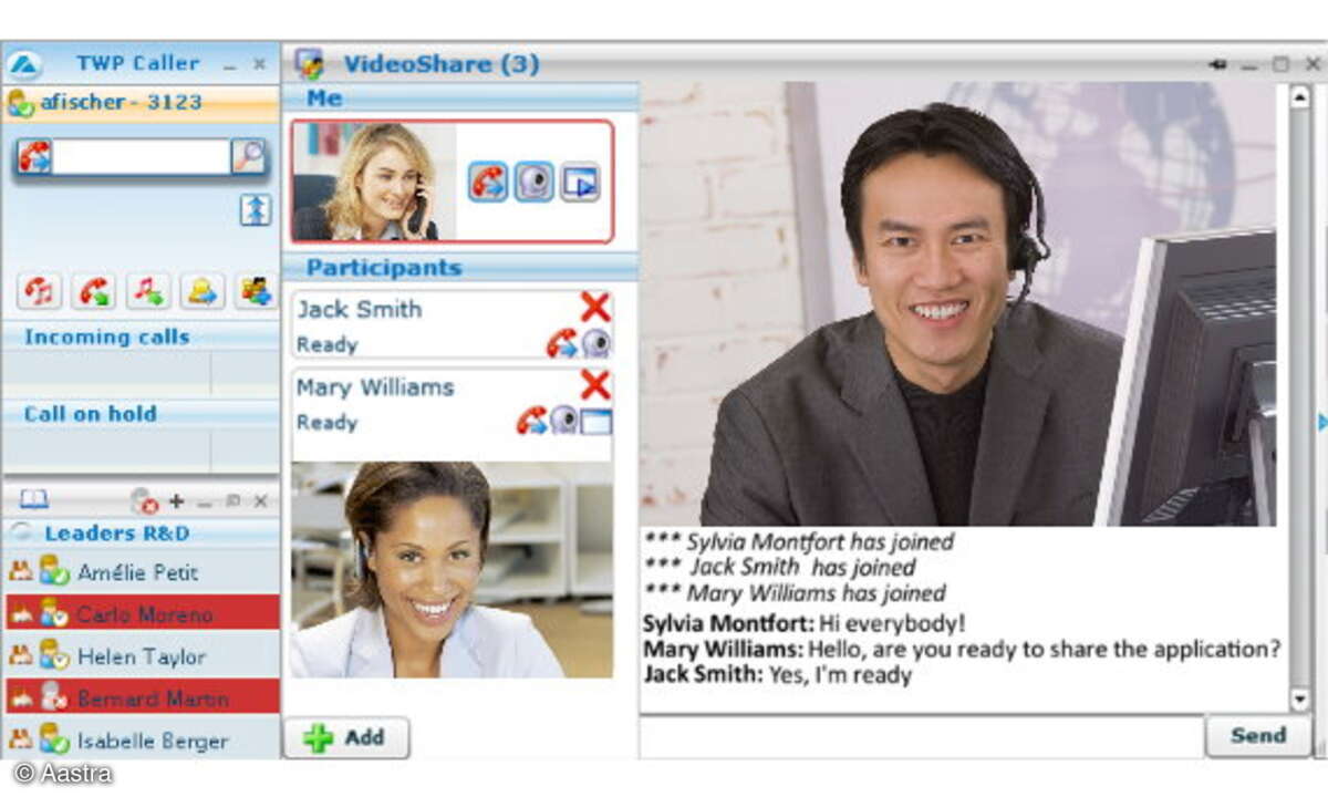 Aastra bietet Unified-Communications & Collaboration für KMUs.