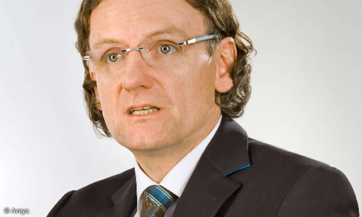 Bernd Achatz, Director Technical Operation bei Avaya Deutschland.