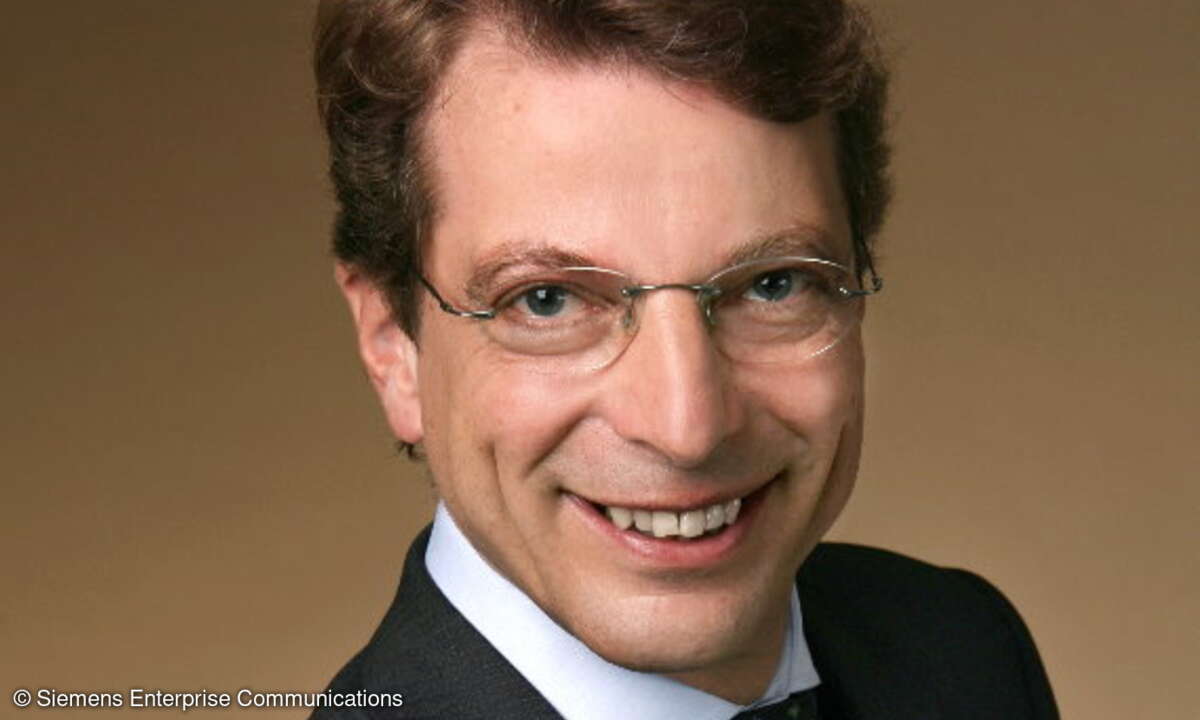Dr. Johann-Heinrich, Schinke Head of Business-Unit Devices bei Siemens Enterprise Communications.