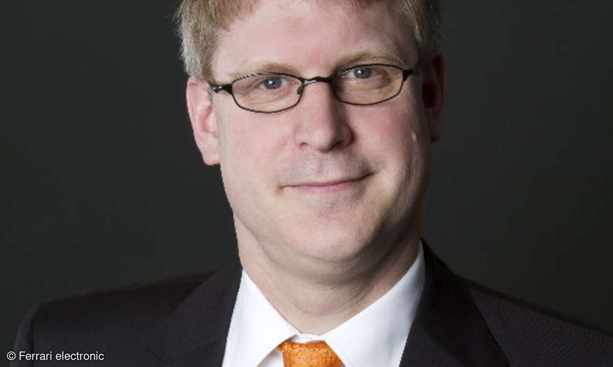 Stephan Leschke, Vorstand bei Ferrari electronic.