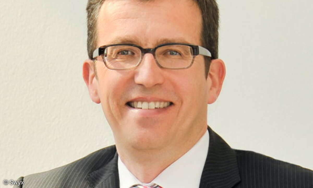 Dr. Ralf Ebbinghaus, Vorstand Vertrieb & Marketing bei Swyx Solutions.