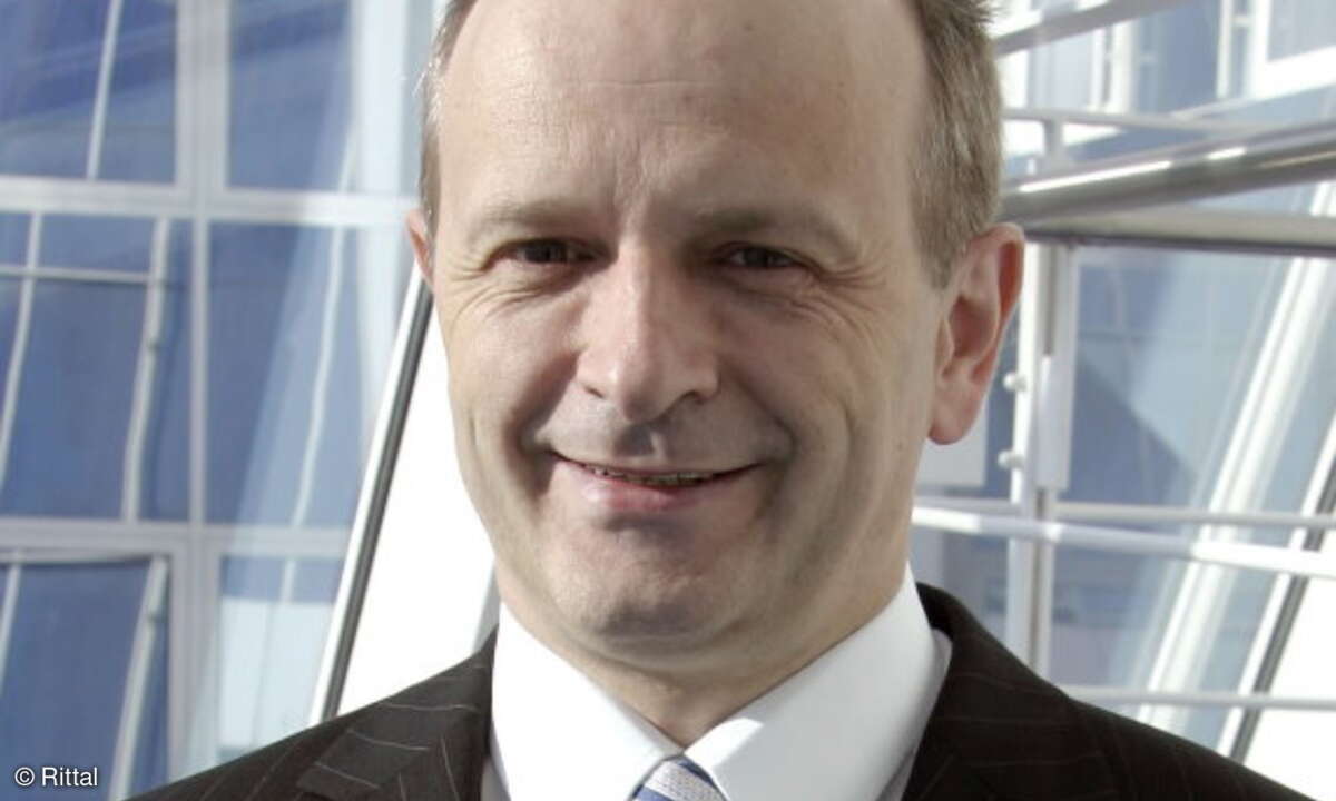 Bernd Hanstein, Hauptabteilungsleiter Produktmanagement System Solutions bei Rittal in Herborn.