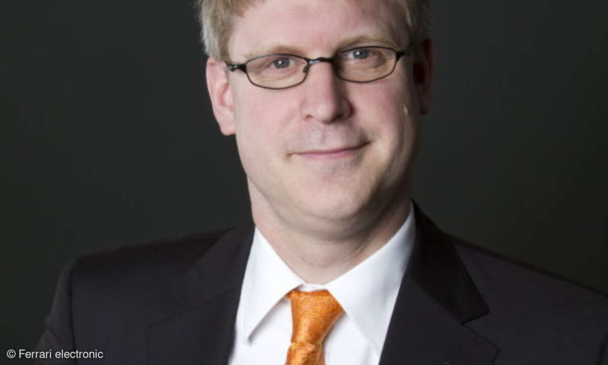 Stephan Leschke, Vorstand bei Ferrari electronic.