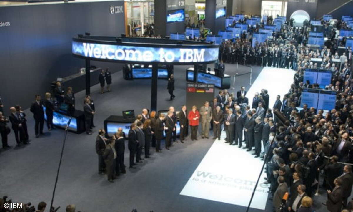 IBM auf der CeBIT 2011.