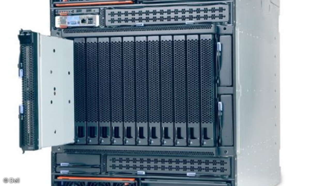 Blade-Server gehörten 2011 zu den Gewinnern. Sie sind leistungsstark, relativ sparsam und platzsparend, für viele Anwendungen aber „Overkill“ und in der Erstanschaffung teuer.