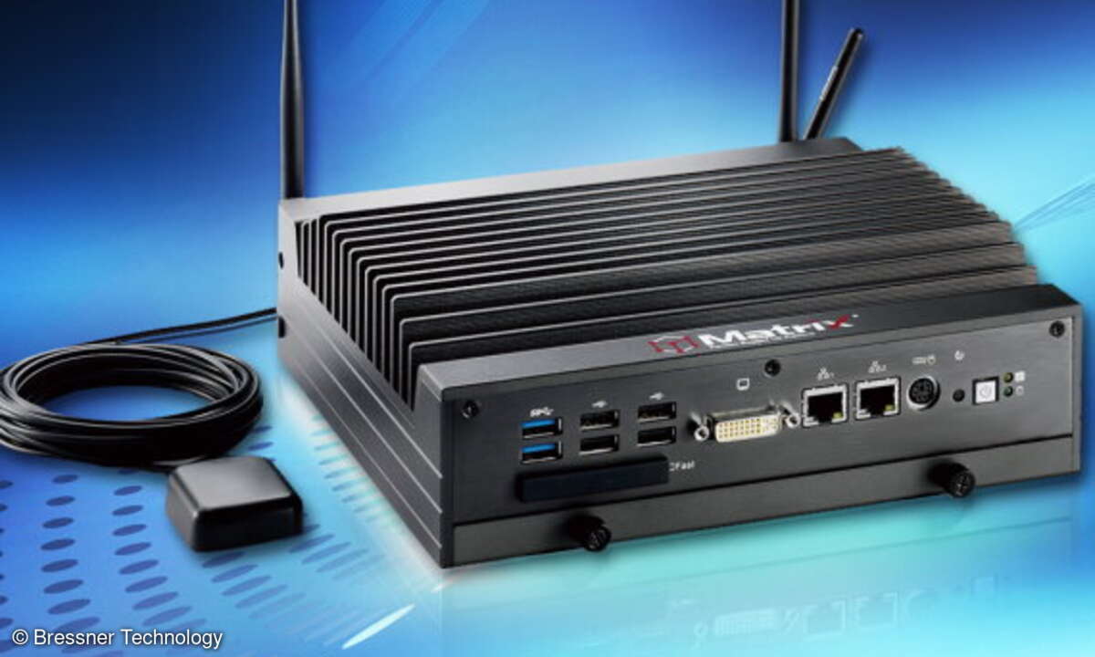 Der Box-PC MXE-5301 mit i7-Performance der 2. Generation von Bressner Technology.