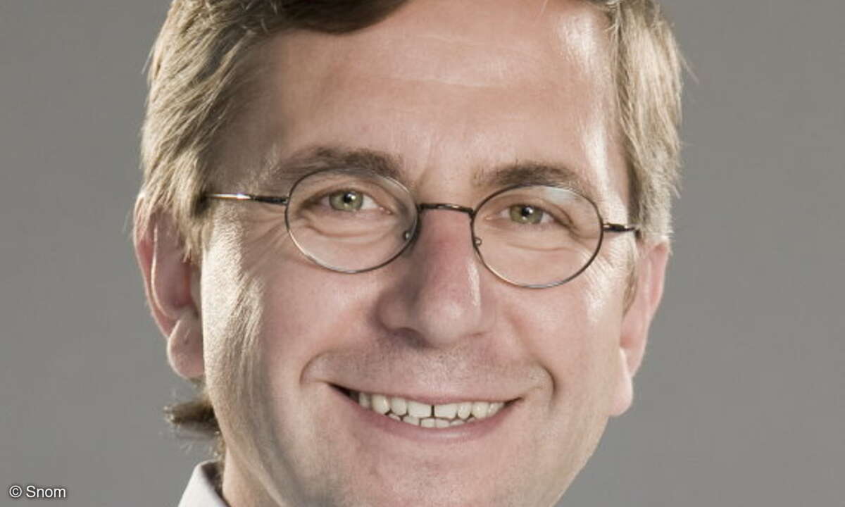 Dr. Michael Knieling, Marketing- und Vertriebsvorstand von Snom.