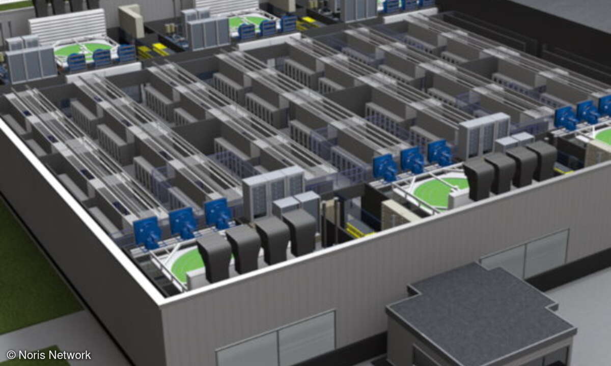 Das Rechenzentrum ist an seiner gesamten Vorder- und Rückseite jeweils mit kombinierten, autarken Klima- und Energiezellen versehen. Der modulare Aufbau des Datacenters bietet höchste Flexibilität sowie Skalierbarkeit. Mehrfach redundante Systeme gar