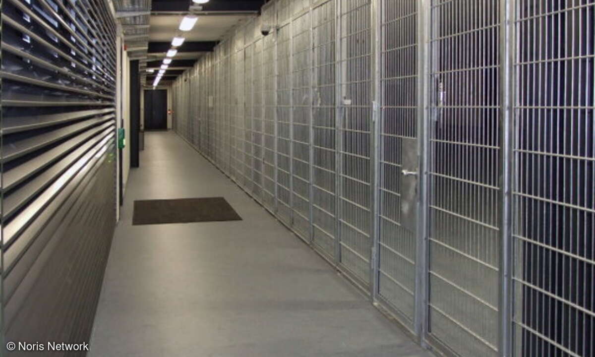 Blick in das neue Rechenzentrum NBG 6 von Noris Network am Standort in Nürnberg.