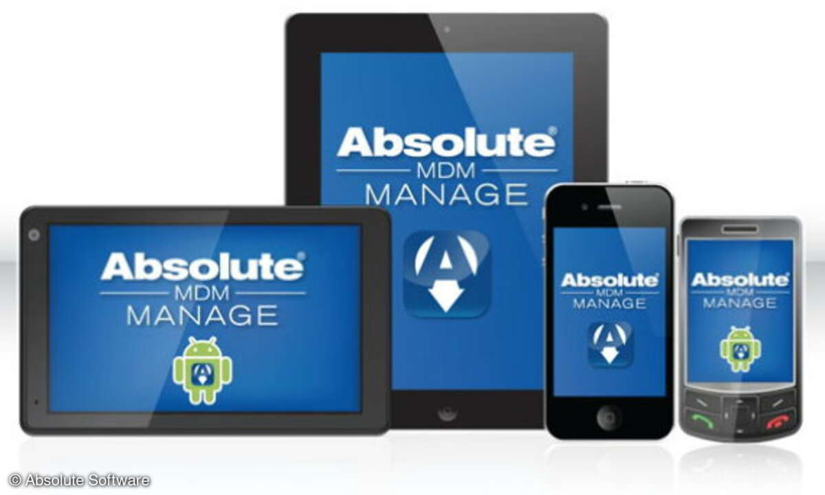 Absolute Manage MDM, sowohl für Android als auch iOS