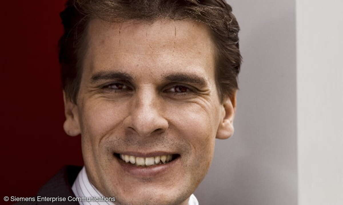 Alexander Baumann, VP Global Segment Management & Marketing Small Medium Business bei Siemens Enterprise Communications.