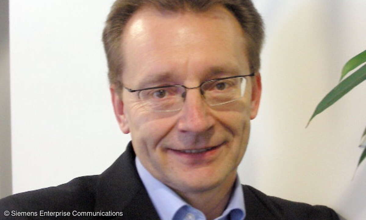Lutz Böttcher, Director Business-Development Contact-Center bei Siemens Enterprise Communications.