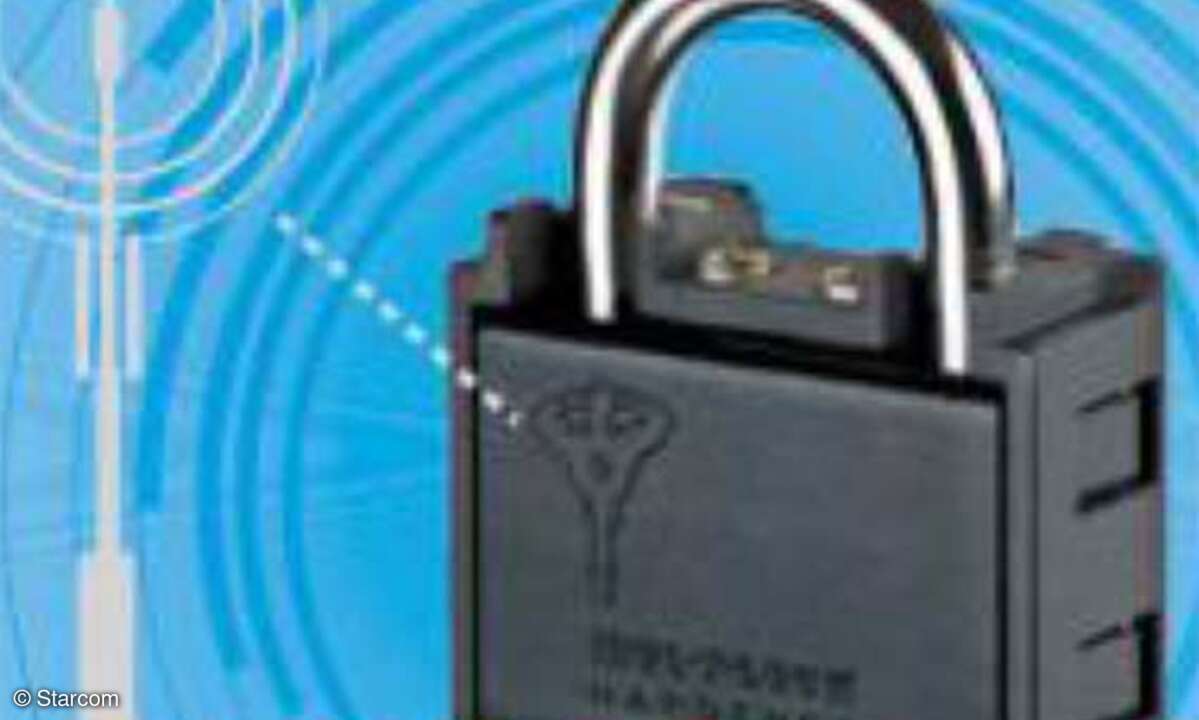 Das Vorhängeschloss „Watchlock“ meldet Manipulation und Diebstahl via Mobilfunk mit genauer Positionsangabe.