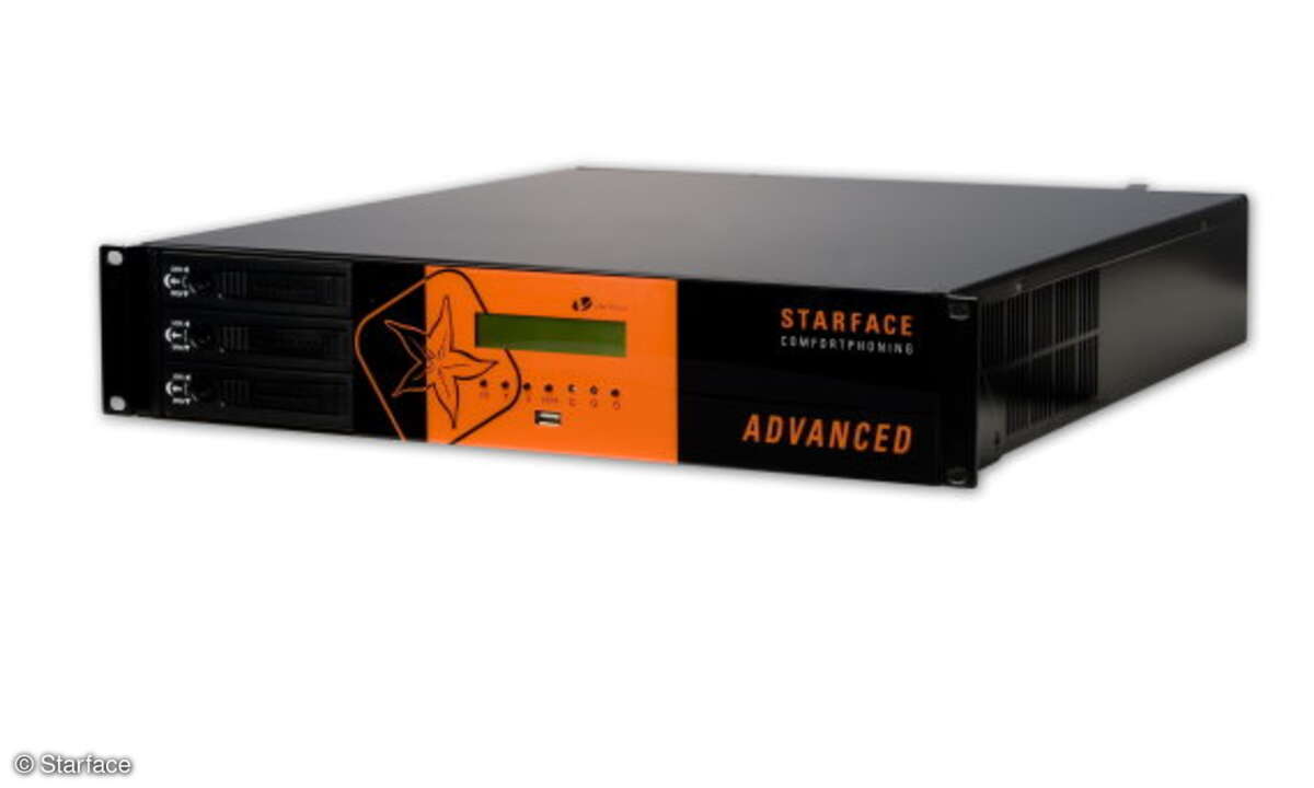 Die IP-Telefonanlage Starface-5.1 ist in vier Ausbaustufen erhältlich – von der Plug-in-Appliance mit bis zu sechzig Nebenstellen bis zum Highend-Modell für bis zu 1.750 Nebenstellen.