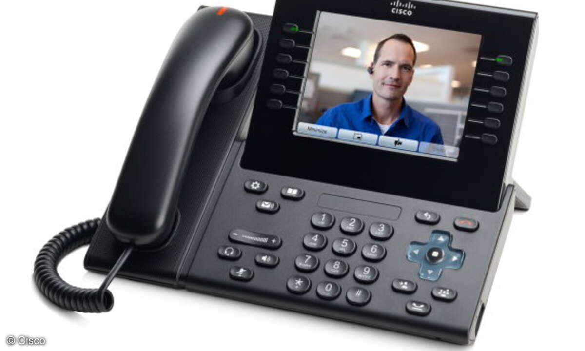 Das 9971 ist das Topmodell der Unified-IP-Phone-Serie-9900 von Cisco.