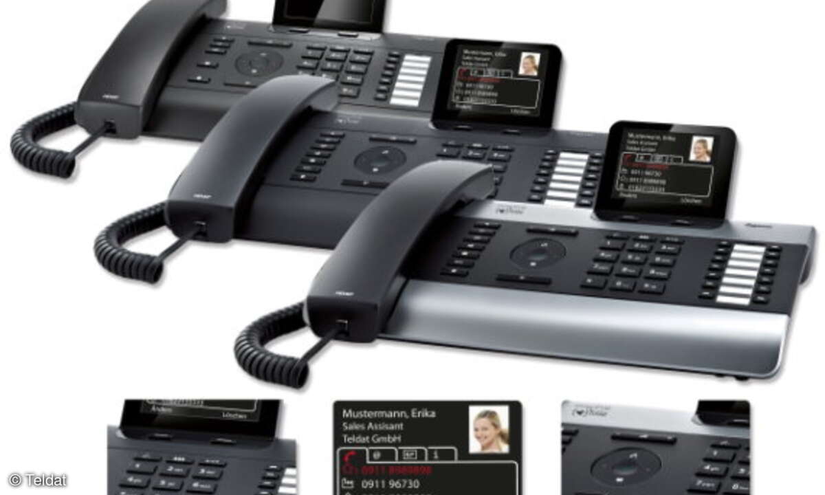Teldat erweitert sein Sortiment um die IP-Systemtelefone Elmeg-IP120, -IP130 und -IP140 mit integrierten Systemleistungsmerkmalen.