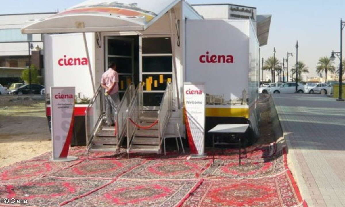 Ciena auf Tour in Saudi-Arabien.