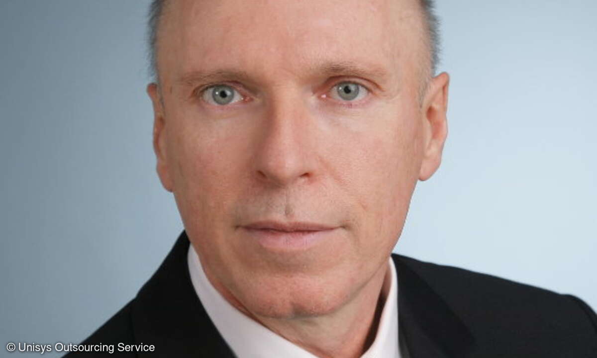 Rudolf Kühn, Geschäftsführer der Unisys Outsourcing Service