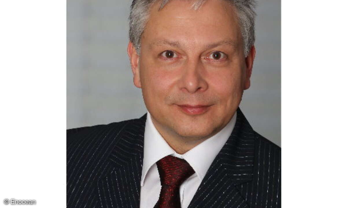 Frank Schmidt, Chief-Technology-Officer und Mitgründer von Enocean, sieht die Einsatzmöglichkeiten der Energy-Harvesting-Funktechnologie noch lange nicht ausgeschöpft.