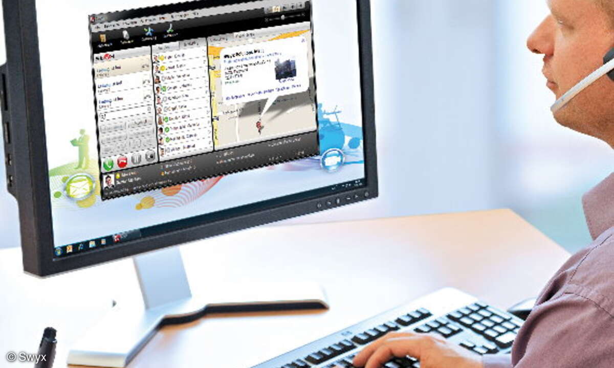 Softwarebasierte UC-Lösungen wie Swyxware eignen sich ideal für Unternehmen mit einer Mitarbeiterzahl zwischen zehn und 500.
