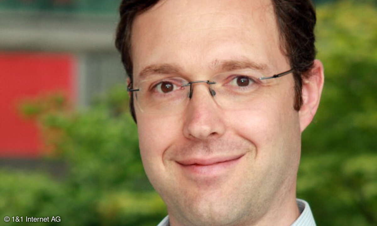 Dr. David Meder-Marouelli, Systemarchitekt bei der 1&1 Internet AG