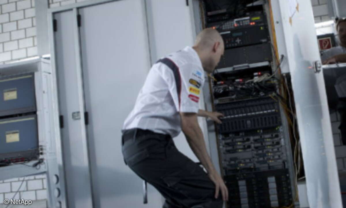 Aufgrund des geringen Formfaktors der FlexPod Plattform kann sie bei jedem Formel 1-Rennen weltweit mit dabei sein