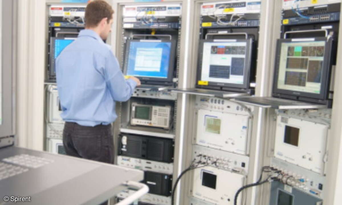 Test- und Simulationslabor für GNSS-Anwendungen.